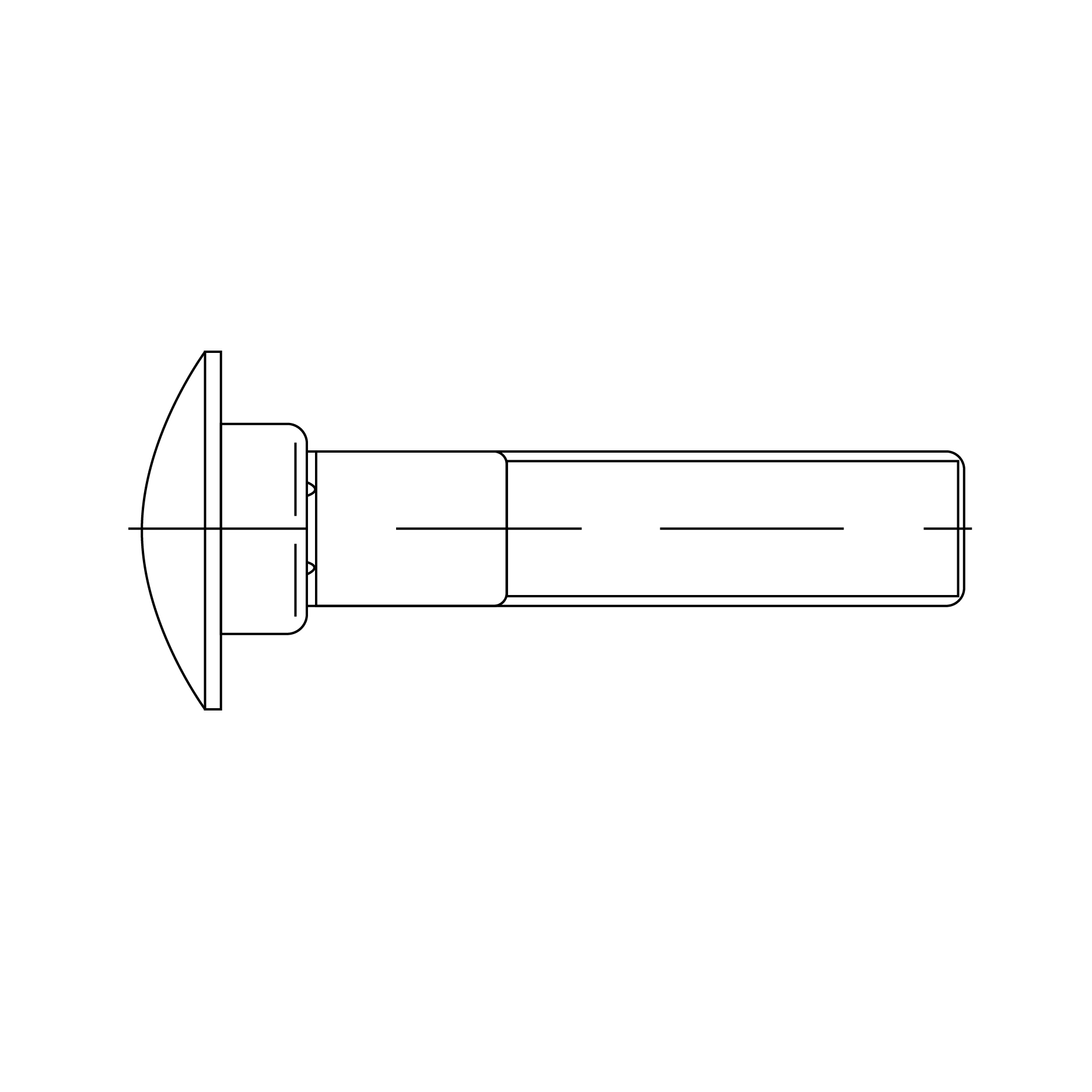 Flachrunschraube